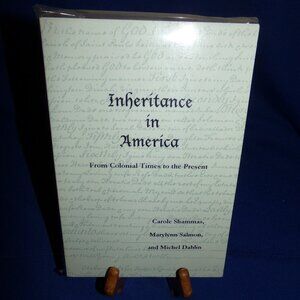 Inheritance In America -1997 Vintage Softcover Book - College Study
